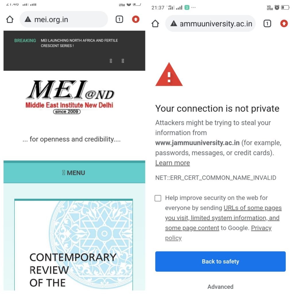 Jammu University website Hacked