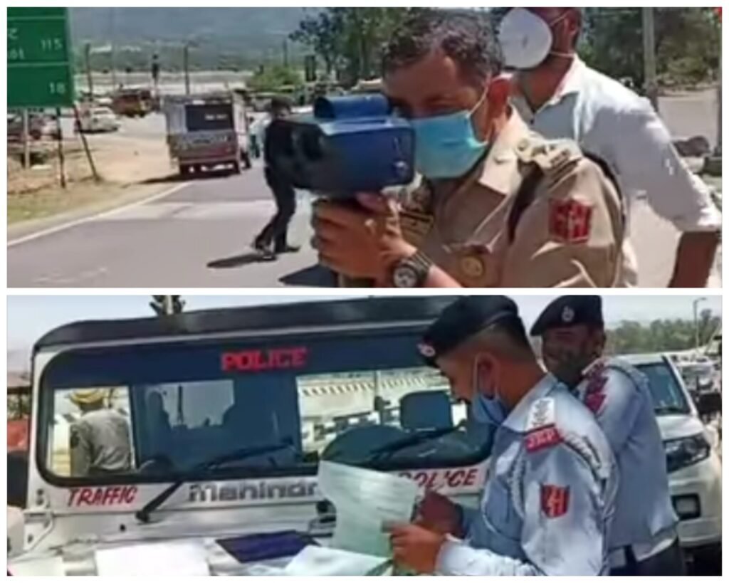 Traffic Police starts drive against over speeding vehicles