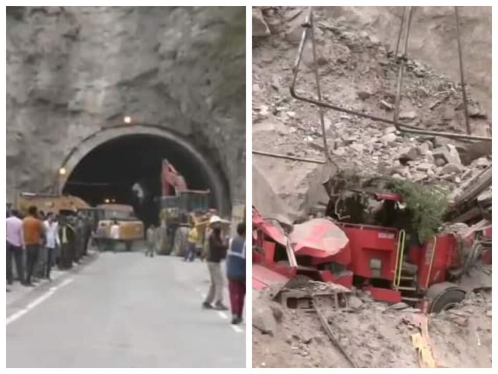 Construction Co in Dock: Portion of Ramban tunnel collapse