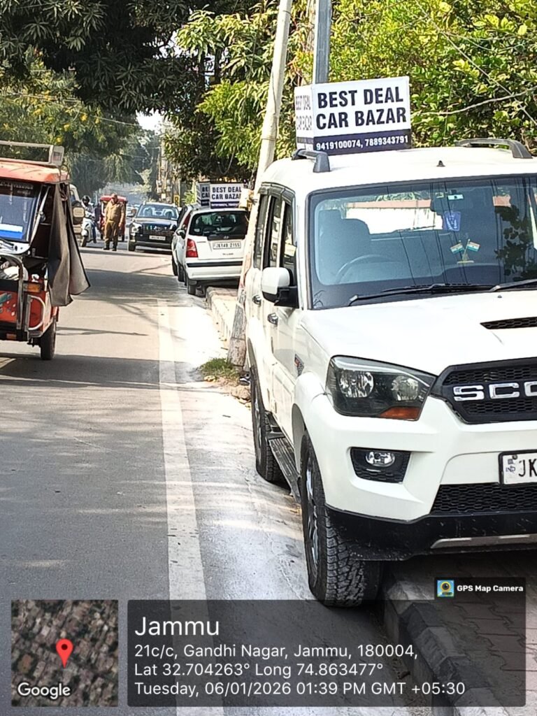 Footpaths on Sale-3: Sprawling Car Bazaars on Public Space Mock Jammu’s Administration