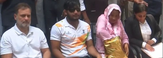 Rahul’s Dharna Brings FIR in Pellet Gun Injury Case